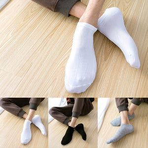 Last Day Sale 50% OFF 🔥3 Pairs Unisex Ankle Plain Socks 100% Ankle Women Socks Black, White, Gray Sit-up Foot Holder