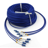4-Core LC/UPC to LC/UPC Singlemode 9/125µm Armored Fiber Optic Patch Cable