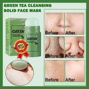 Last Day Sale 88% OFF 🔥 Green Tea Cleansing Solid Face Mask