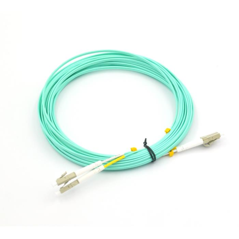 LC/UPC to LC/UPC Multimode OM3 Duplex Fiber Optic Patch Cable