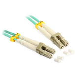LC/UPC to LC/UPC Multimode OM3 Duplex Fiber Optic Patch Cable