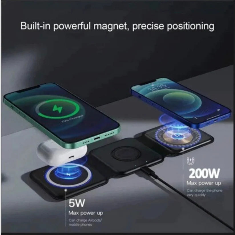 Last Day Sale 50% OFF 🔥 3 in 1 Magnetic Wireless Charger