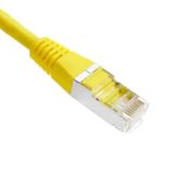 Close-up of Cat6 FTP Shielded Patch Cord showing shielded RJ45 metal housing