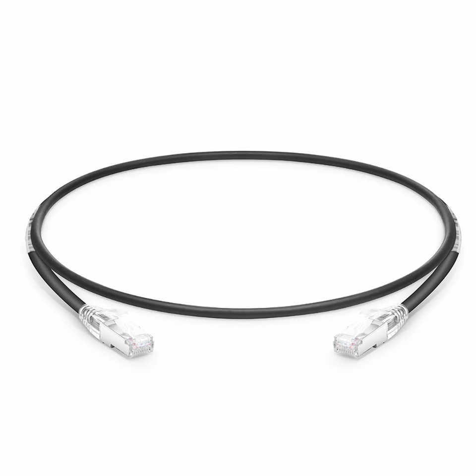Cat6 FTP Shielded Snagless Patch Cord LSZH showing fire-safe jacket and boot connectors.