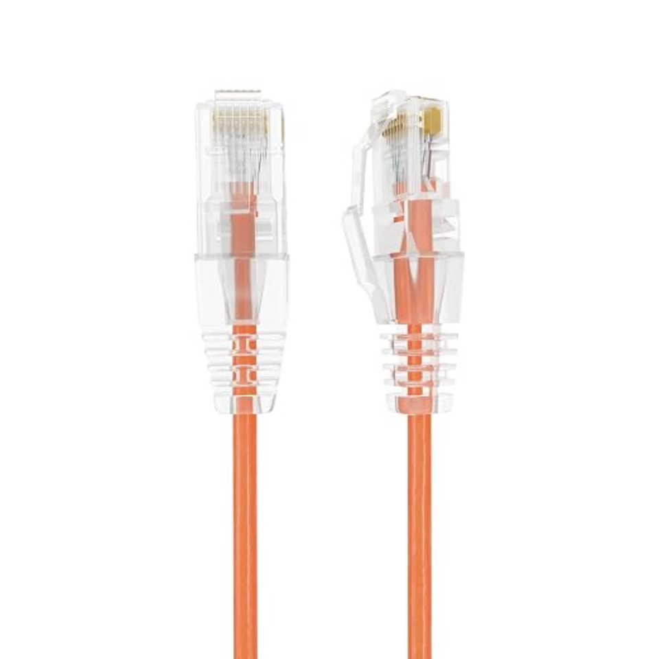 Cat6 UTP Slim 28AWG High-Density Data Center Patch Cord packaged for professional data centers