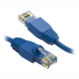Cat6A High-Speed Patch Cord displaying molded boot and RJ45 connector for 10Gbps networks.