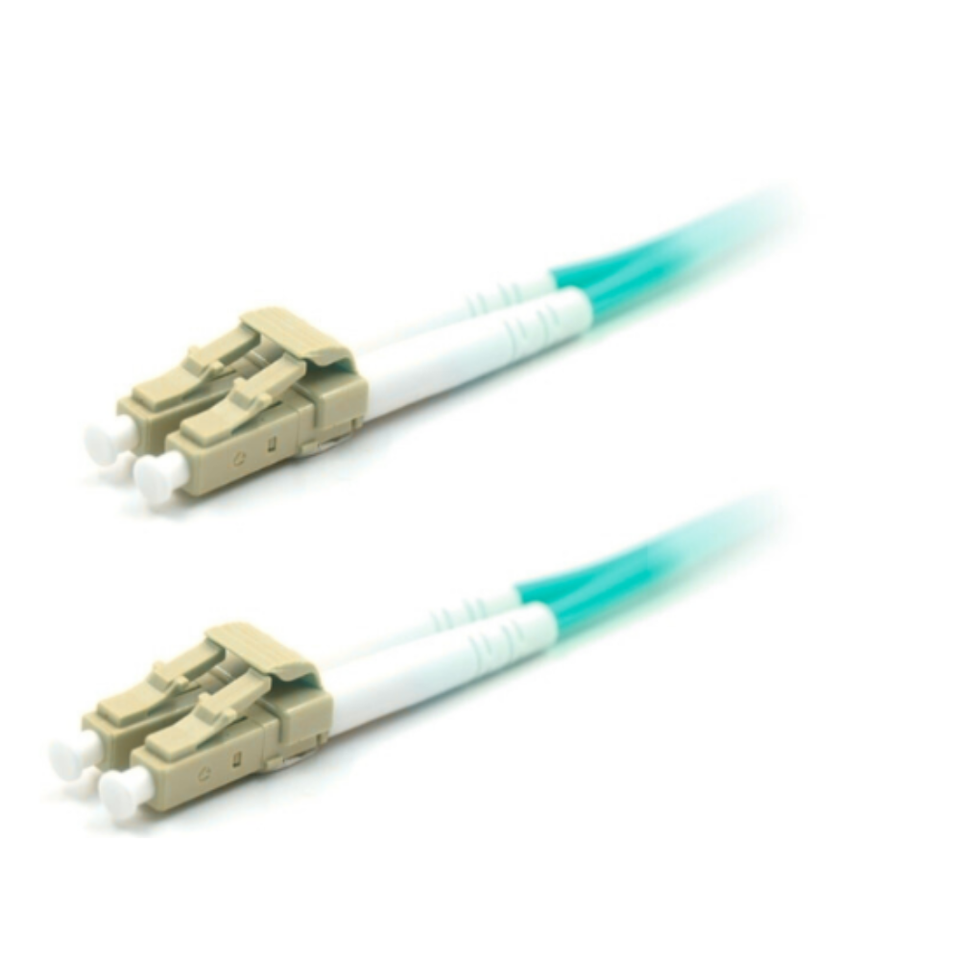 Multiple lengths of duplex multimode fiber patch cords ready for enterprise deployment