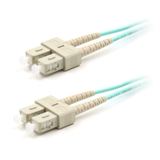 Multiple lengths of duplex multimode fiber patch cords ready for enterprise deployment