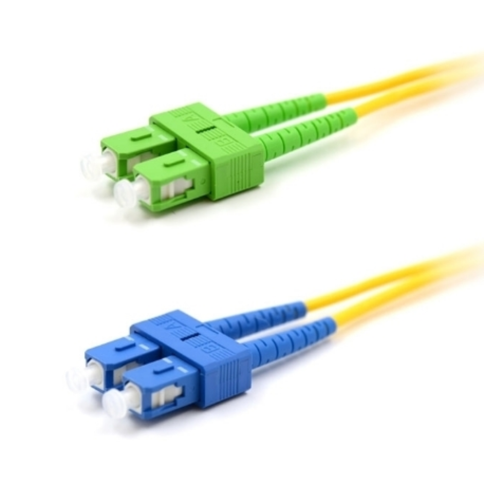 Multiple lengths of duplex single mode fiber patch cords ready for enterprise deployment