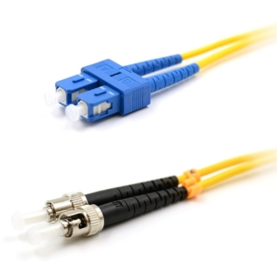 Multiple lengths of duplex single mode fiber patch cords ready for enterprise deployment