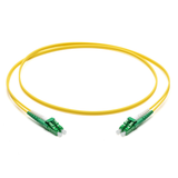 LC/APC to LC/APC Single Mode Duplex Fiber Patch Cord connector view