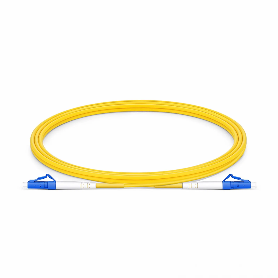LC/UPC to LC/UPC Single Mode Simplex Fiber Patch Cord for high-density data networks