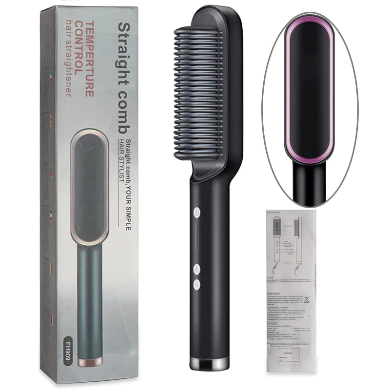 Last Day Sale 50% OFF 🔥  Multi-Function Beauty Personal Portable Fast Hair Curling Iron Comb.