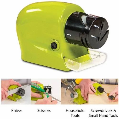 Last Day Sale 50% OFF 🔥 Automatic Electric Knife Sharpener Whetstone Motorized Kitchen